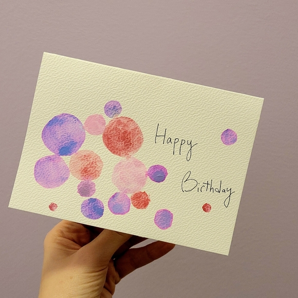 💜Host pick💜 Handmade & Painted Birthday Cards🎂 (customizable!) - Picture 3 of 8